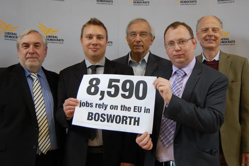 Bill Newton Dunn MEP, Michael Mullaney and the Lib Dems are working to protect and create jobs across HInckley & Bosworth and the rest of Britain.