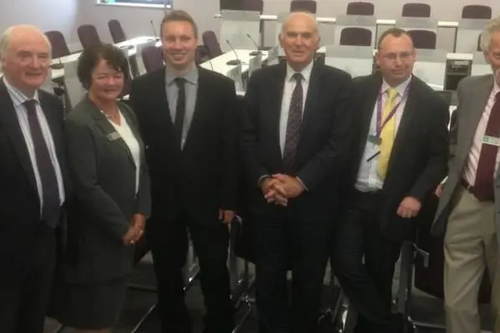 Vince Cable meets with Hinckley and Bosworth Lib Dem Councillors