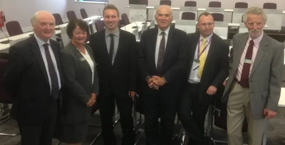 Vince Cable meets with Hinckley and Bosworth Lib Dem Councillors