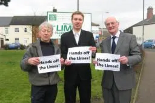 Cllr Jeff Bannister, Michael Mullaney and Cllr David Bill