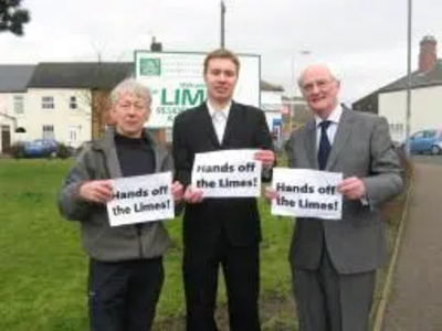 Cllr Jeff Bannister, Michael Mullaney and Cllr David Bill