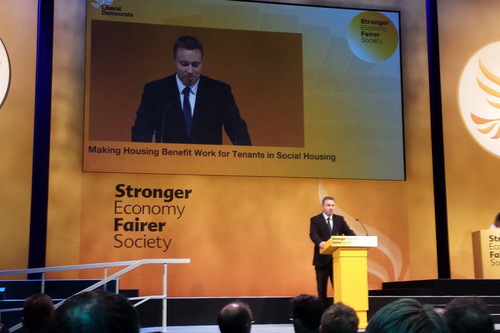 Michael Mullaney calls for the scrapping of the "Bedroom Tax" at the Lib Dem conference