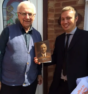 Michael Mullaney with local author David Herbert