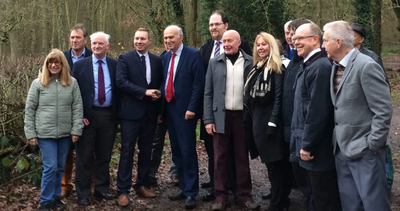 Lib Dem leader Sir Vince Cable came to support the local Lib Dem team