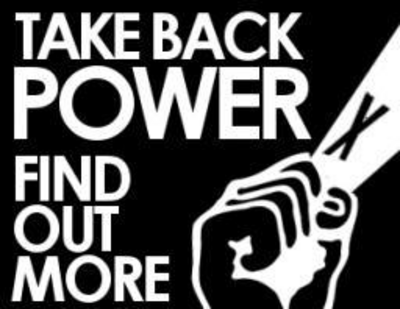 Take back power logo