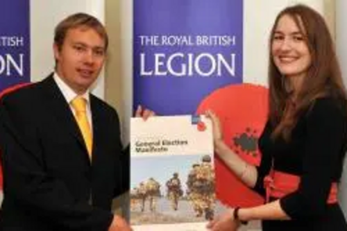 Michael Mullaney backing the British Legion Manifesto