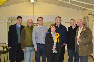 Lib Dems celebrate Barwell win