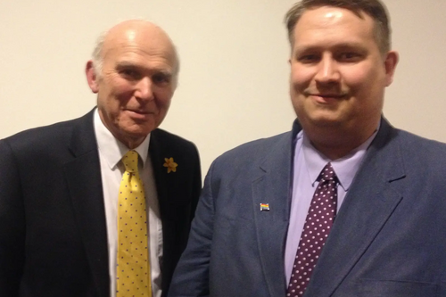 Mathew Hulbert discusses the Bank campaign with Vince Cable